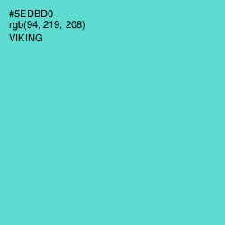 #5EDBD0 - Viking Color Image