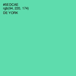 #5EDCAE - De York Color Image