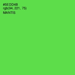 #5EDD4B - Mantis Color Image