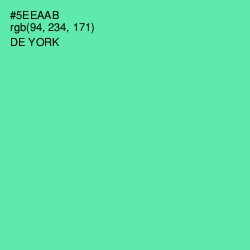 #5EEAAB - De York Color Image