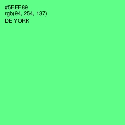 #5EFE89 - De York Color Image