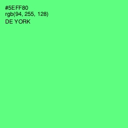 #5EFF80 - De York Color Image