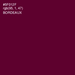 #5F012F - Bordeaux Color Image