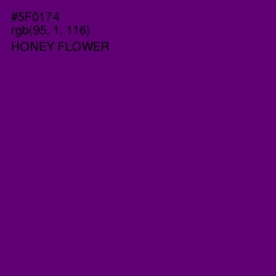 #5F0174 - Honey Flower Color Image