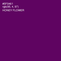 #5F0461 - Honey Flower Color Image