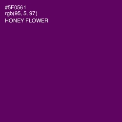 #5F0561 - Honey Flower Color Image