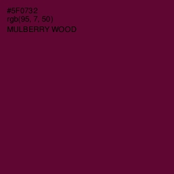 #5F0732 - Mulberry Wood Color Image