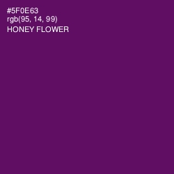 #5F0E63 - Honey Flower Color Image