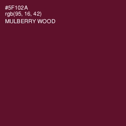 #5F102A - Mulberry Wood Color Image