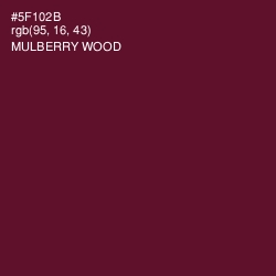 #5F102B - Mulberry Wood Color Image