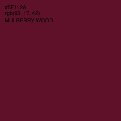 #5F112A - Mulberry Wood Color Image