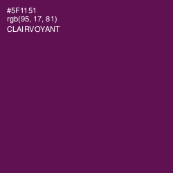 #5F1151 - Clairvoyant Color Image