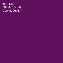 #5F115E - Clairvoyant Color Image