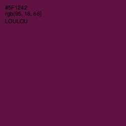 #5F1242 - Loulou Color Image