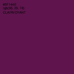 #5F144E - Clairvoyant Color Image