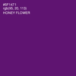 #5F1471 - Honey Flower Color Image