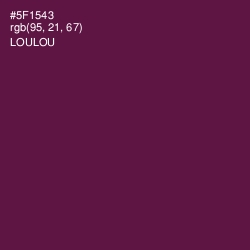 #5F1543 - Loulou Color Image