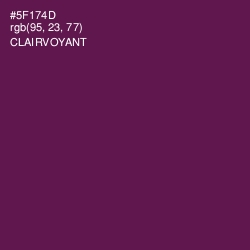 #5F174D - Clairvoyant Color Image