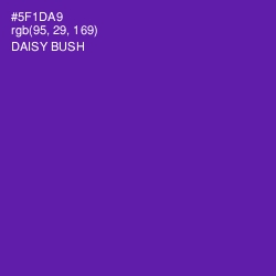 #5F1DA9 - Daisy Bush Color Image