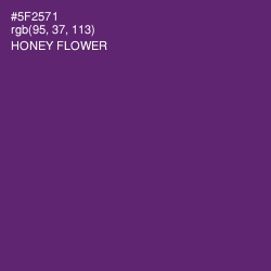 #5F2571 - Honey Flower Color Image