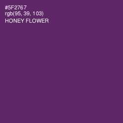 #5F2767 - Honey Flower Color Image