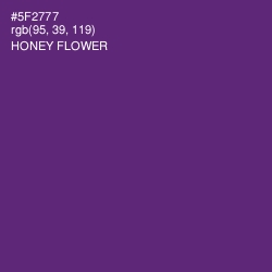 #5F2777 - Honey Flower Color Image