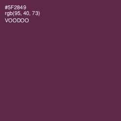 #5F2849 - Voodoo Color Image
