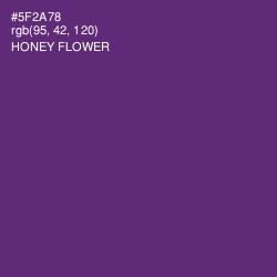 #5F2A78 - Honey Flower Color Image