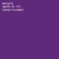 #5F2A79 - Honey Flower Color Image