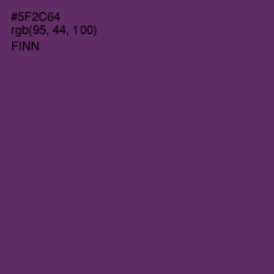 #5F2C64 - Finn Color Image