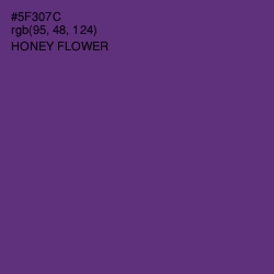 #5F307C - Honey Flower Color Image