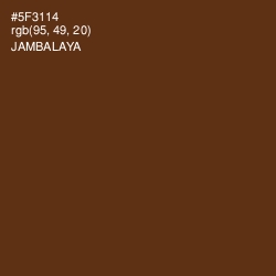 #5F3114 - Jambalaya Color Image