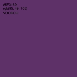 #5F3169 - Voodoo Color Image