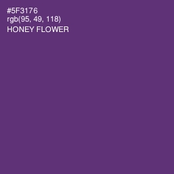 #5F3176 - Honey Flower Color Image
