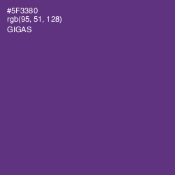 #5F3380 - Gigas Color Image
