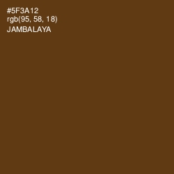 #5F3A12 - Jambalaya Color Image