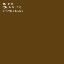 #5F4111 - Bronze Olive Color Image