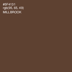 #5F4131 - Millbrook Color Image