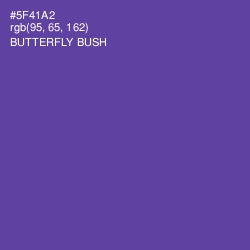 #5F41A2 - Butterfly Bush Color Image