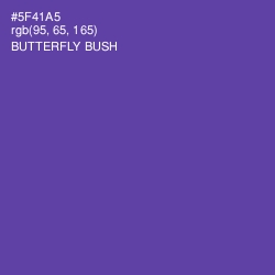 #5F41A5 - Butterfly Bush Color Image