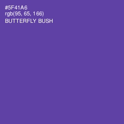 #5F41A6 - Butterfly Bush Color Image