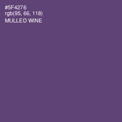 #5F4276 - Mulled Wine Color Image