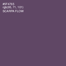 #5F4765 - Scarpa Flow Color Image