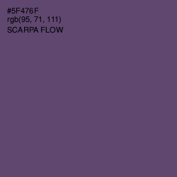 #5F476F - Scarpa Flow Color Image