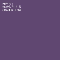 #5F4771 - Scarpa Flow Color Image