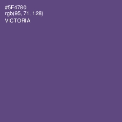#5F4780 - Victoria Color Image
