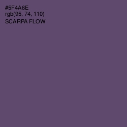 #5F4A6E - Scarpa Flow Color Image