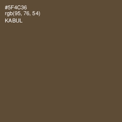 #5F4C36 - Kabul Color Image
