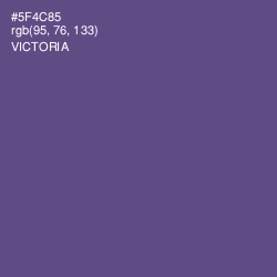 #5F4C85 - Victoria Color Image