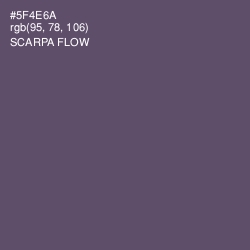 #5F4E6A - Scarpa Flow Color Image